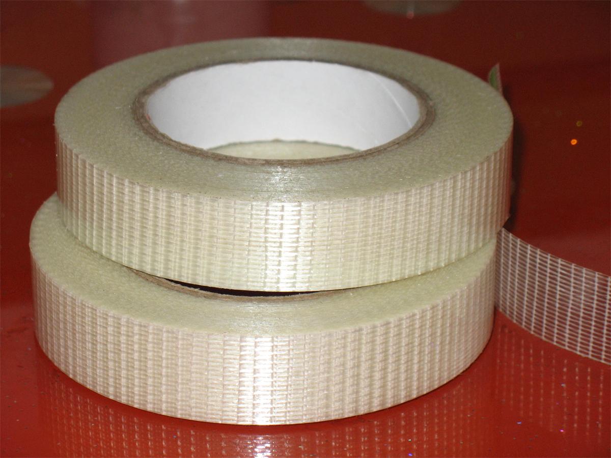 PET Adhesive Filament Tape, fiber glass packing tape